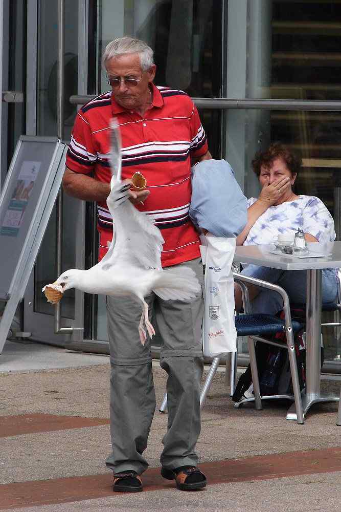 华丽的轻功 叼你冰淇淋没商量