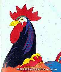 当公鸡被放大100000000倍后