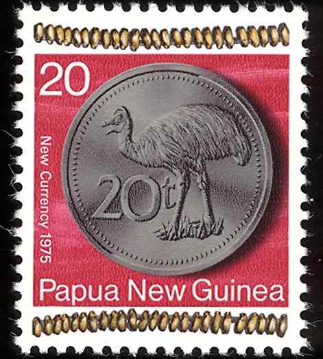 巴布亚新几内亚侏鹤鸵邮票