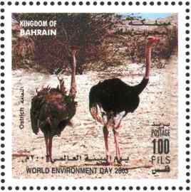 巴林鸵鸟邮票