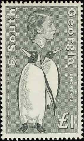 王企鹅邮票集八(5枚)