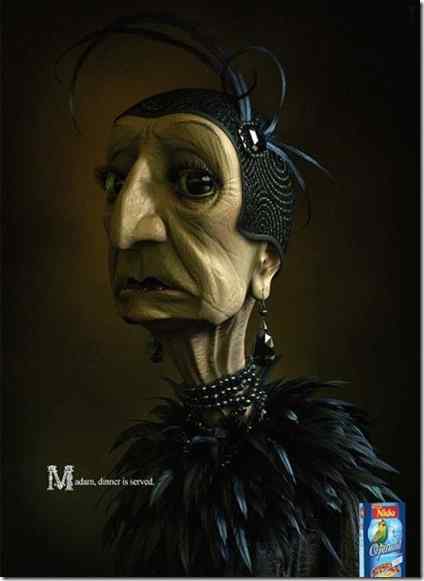 Friskies鸟类食品广告