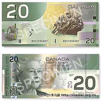 加拿大货币：纸币和硬币