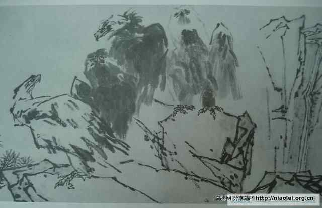 画家欧阳龙《百鹰图》欣赏