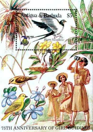 女童子军75周年小型张:家燕