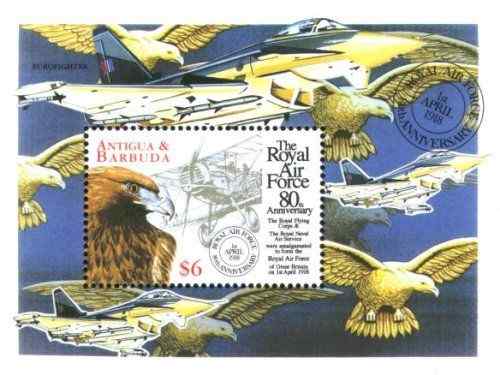 英国皇家空军80周年纪念邮票