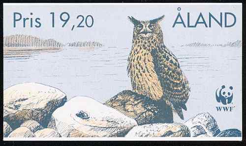 芬兰 WWF 雕鸮小本票