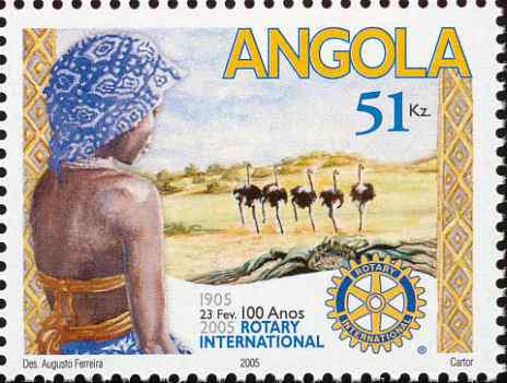 国际扶轮组织非洲鸵鸟