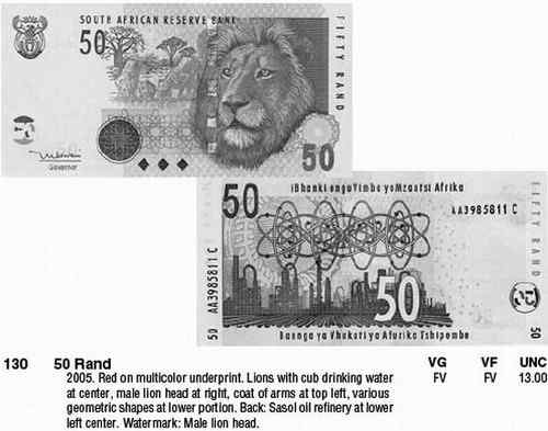 南非兰特——非洲狮 南非兰特——非洲狮