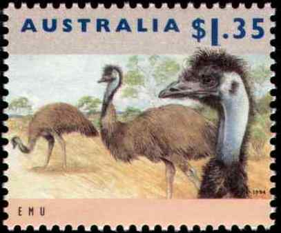 澳大利亚鸸鹋邮票