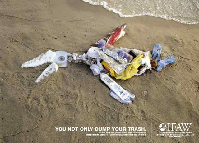 这些垃圾组成的动物