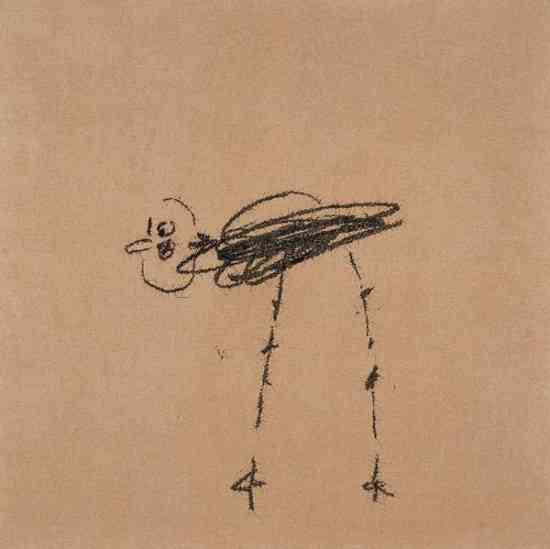 画家叶永青画的鸟，视觉冲击！