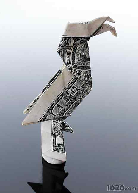 美元动物折纸艺术