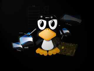 25 Coolest and Funniest Tux Wallpapers